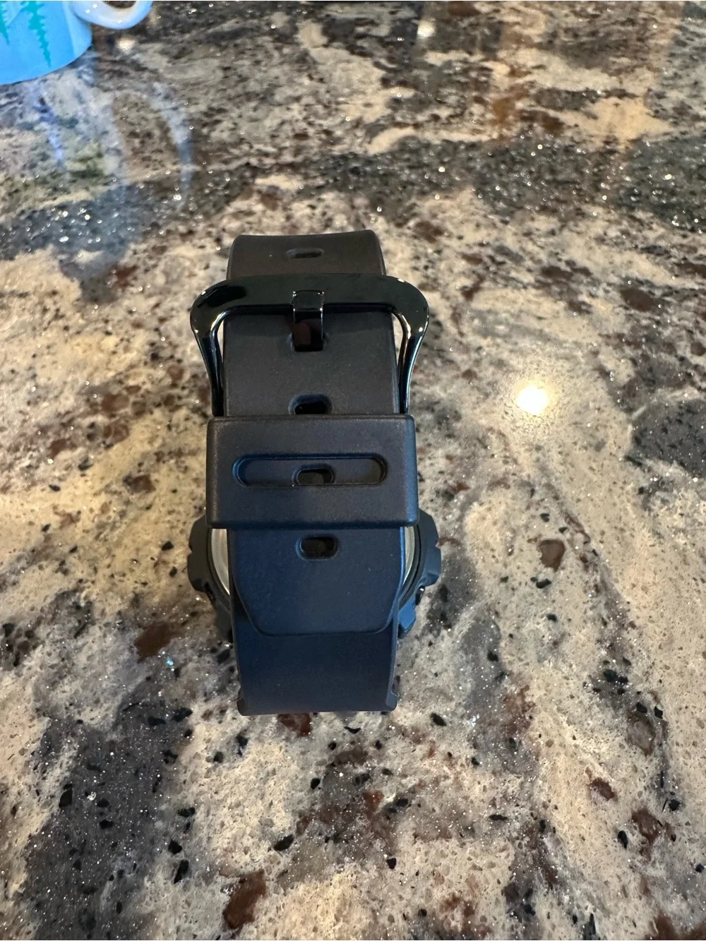 Casio G-Shock Digital Watch in Matte Black with Red Accent